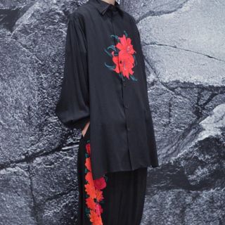 ヨウジヤマモト(Yohji Yamamoto)のヨウジヤマモト 1987復刻ロングシャツ(シャツ)