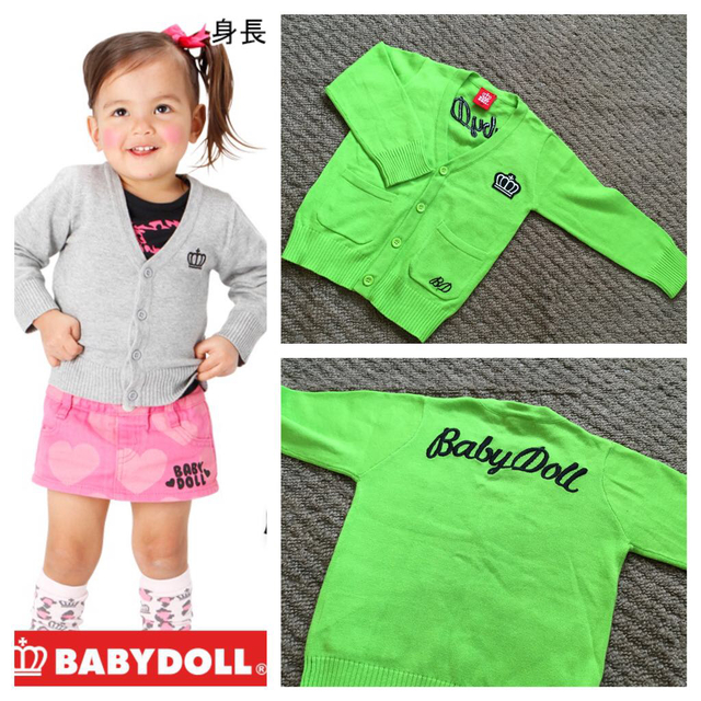 BABYDOLL(ベビードール)のBABYDOOL＊未着用＊カーディガン キッズ/ベビー/マタニティのキッズ服男の子用(90cm~)(カーディガン)の商品写真