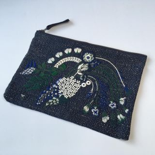 マメ(mame)のmame 刺繍 クラッチ バッグ マメ toga marni sacai(クラッチバッグ)