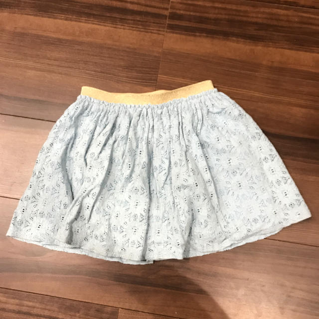 GU(ジーユー)のスカート風キュロットスカート キッズ/ベビー/マタニティのキッズ服女の子用(90cm~)(スカート)の商品写真