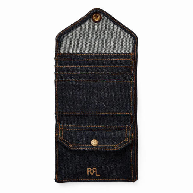 RRL(ダブルアールエル)の専用*RRL*インディゴ デニム ビルフォールド ウォレット*　ダブルアールエル メンズのファッション小物(折り財布)の商品写真