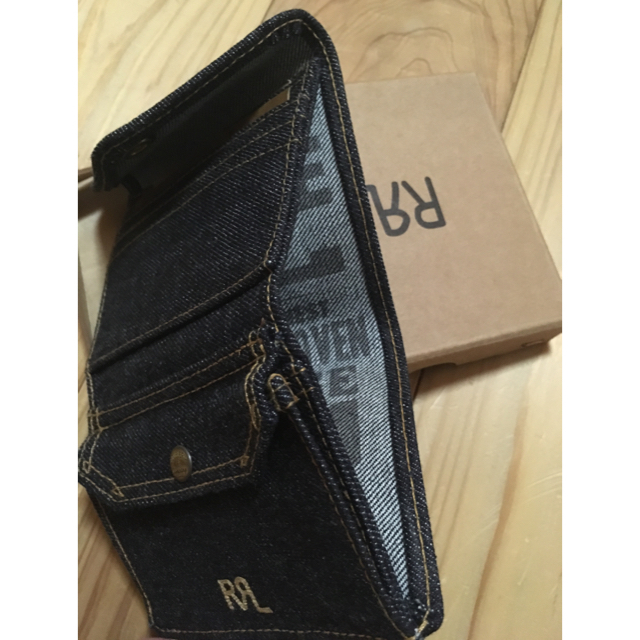 RRL(ダブルアールエル)の専用*RRL*インディゴ デニム ビルフォールド ウォレット*　ダブルアールエル メンズのファッション小物(折り財布)の商品写真