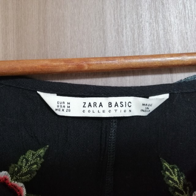 ZARA(ザラ)のZARA 刺繍チュニック レディースのワンピース(ひざ丈ワンピース)の商品写真