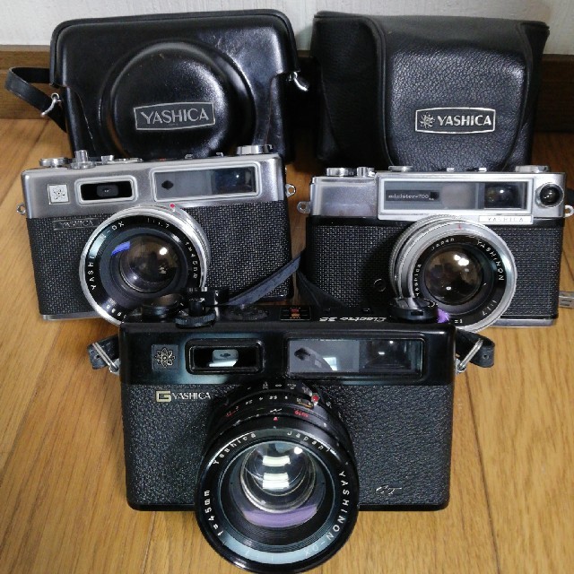 フィルムカメラYASHICA フィルムカメラ3台