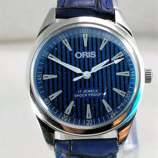 オリス(ORIS)のオリス  ブルーフェイス 機械式腕時計(腕時計(アナログ))