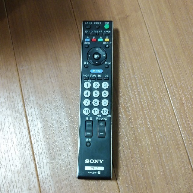 SONY(ソニー)のソニー　テレビリモコン スマホ/家電/カメラのテレビ/映像機器(その他)の商品写真