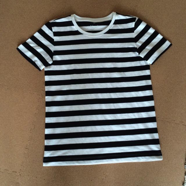 MUJI (無印良品)(ムジルシリョウヒン)の無印 ボーダーTシャツ レディースのトップス(Tシャツ(半袖/袖なし))の商品写真