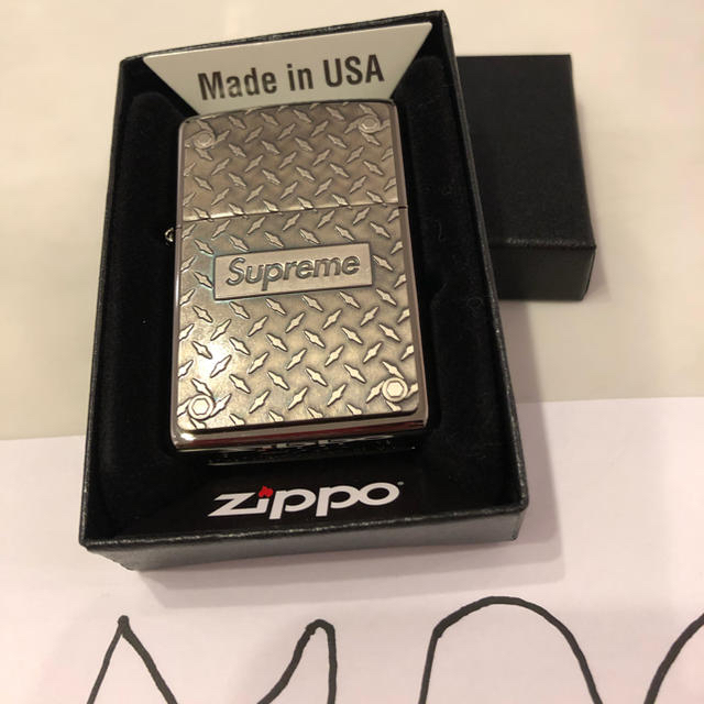 Supreme Diamond Plate Zippo