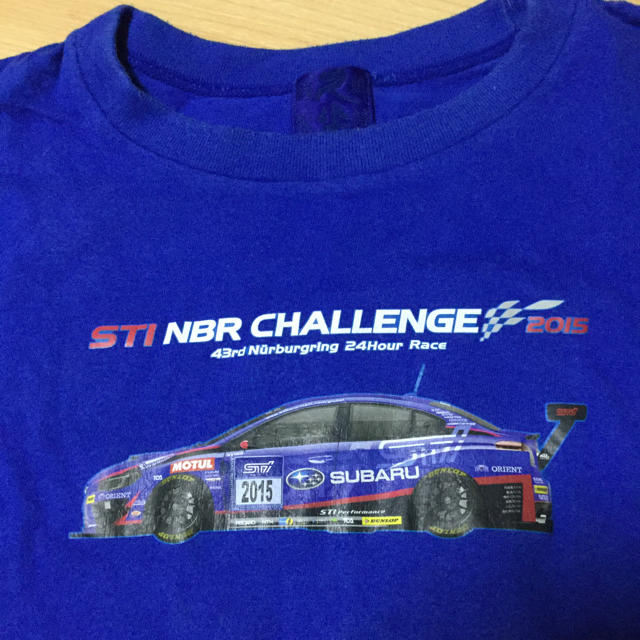 スバル(スバル)の2015 STI NBR challenge キッズTシャツ キッズ/ベビー/マタニティのキッズ服男の子用(90cm~)(Tシャツ/カットソー)の商品写真