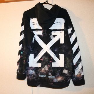 オフホワイト(OFF-WHITE)のoff-white galaxy パーカー　XS(パーカー)