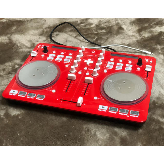 Vestax Spin2 DJコントローラー 限定色 レッド ios対応 最安値挑戦中！ 62.0%OFF