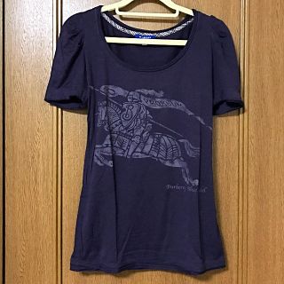 バーバリーブルーレーベル(BURBERRY BLUE LABEL)の【値下げしました】バーバリーブルーレーベル トップス(カットソー(半袖/袖なし))