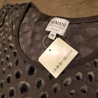 アルマーニ コレツィオーニ(ARMANI COLLEZIONI)の【新品・未使用】Tシャツ★40サイズ(Tシャツ(半袖/袖なし))