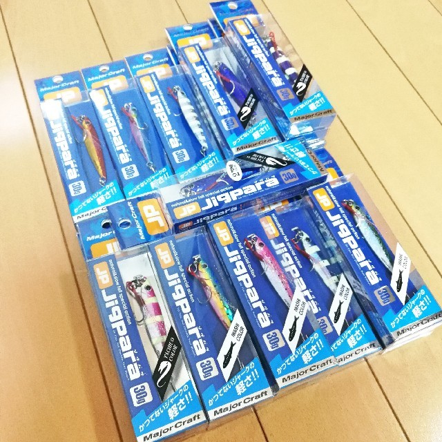 Major Craft(メジャークラフト)のミクロン様 専用♪送料込 メジャークラフト ジグパラショート30g 18本セット スポーツ/アウトドアのフィッシング(ルアー用品)の商品写真