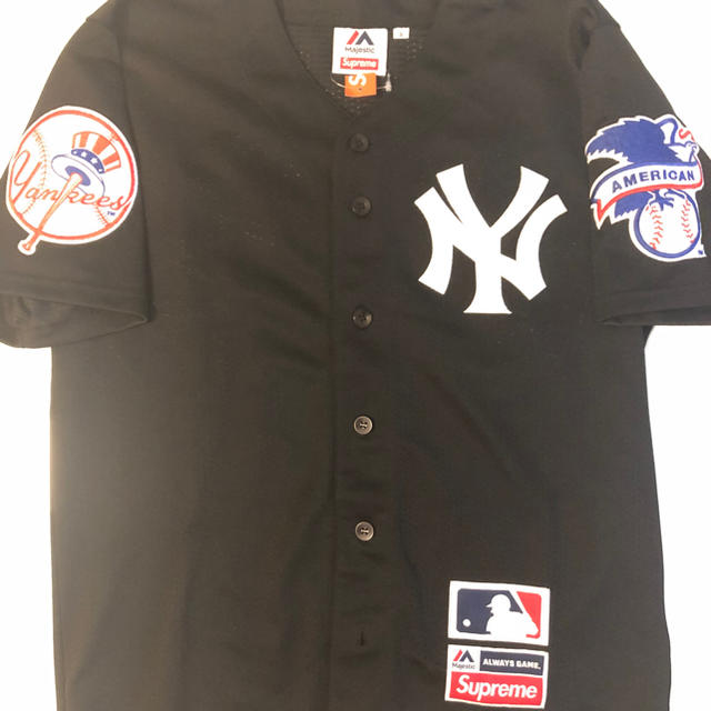 Supreme Yankees Majestic Baseball Jersey