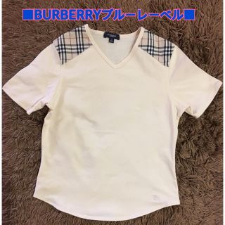 バーバリーブルーレーベル(BURBERRY BLUE LABEL)のバーバリー カットソー Ｔシャツ BURBERRYブルーレーベル(Tシャツ(半袖/袖なし))