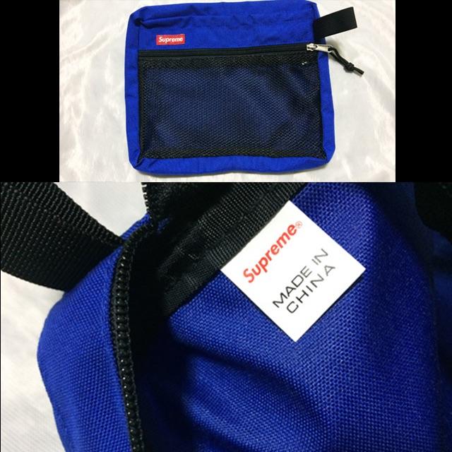 Supreme(シュプリーム)のSupreme Mesh Organizer Bags 15ss ブルー メンズのバッグ(セカンドバッグ/クラッチバッグ)の商品写真