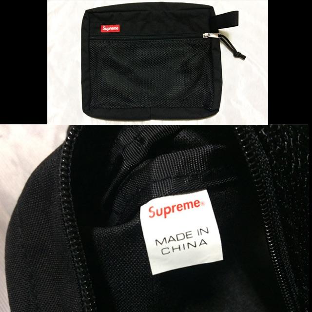 Supreme(シュプリーム)のSupreme Mesh Organizer Bags 15ss ブラック メンズのバッグ(セカンドバッグ/クラッチバッグ)の商品写真