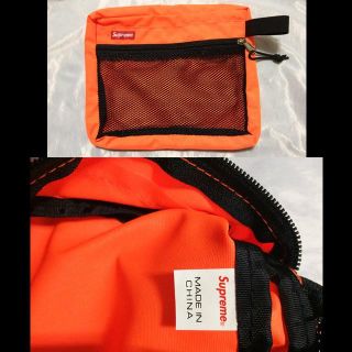 シュプリーム(Supreme)のSupreme Mesh Organizer Bags 15ss オレンジ(セカンドバッグ/クラッチバッグ)