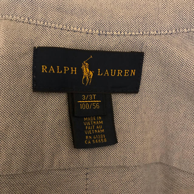 Ralph Lauren(ラルフローレン)のりーまま様専用です。ラルフローレン 半袖シャツ ボタンダウン 100㎝ 3T キッズ/ベビー/マタニティのキッズ服男の子用(90cm~)(ブラウス)の商品写真