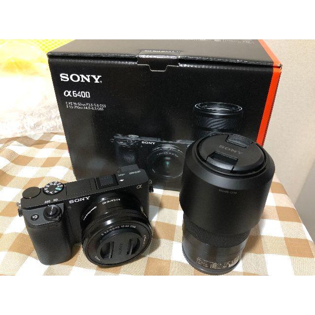 SONY a6400 a6400Y-b ソニー ダブルズームレンズキット ラッピング無料