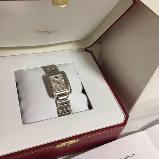 Cartier(カルティエ)の【最終値下げ】カルティエ アングレーズ 時計 ダイヤ レディースのファッション小物(腕時計)の商品写真