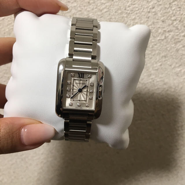 Cartier(カルティエ)の【最終値下げ】カルティエ アングレーズ 時計 ダイヤ レディースのファッション小物(腕時計)の商品写真
