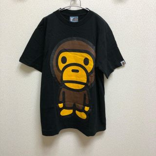 アベイシングエイプ(A BATHING APE)の美品 old APE エイプ baby milo プリント Ｔシャツ Ｓ(Tシャツ/カットソー(半袖/袖なし))