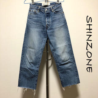 シンゾーン(Shinzone)のSHINZONE / クロップドデニム / サイズ34(デニム/ジーンズ)