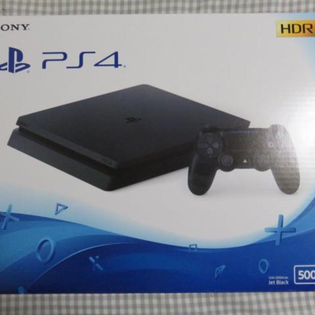 【新品】PlayStation 4 ジェット・ブラック 500GB　本体