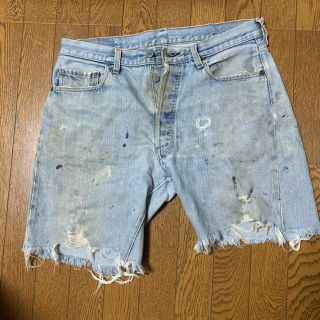 リーバイス(Levi's)のLevis カットデニムペイント加工パンツ(デニム/ジーンズ)