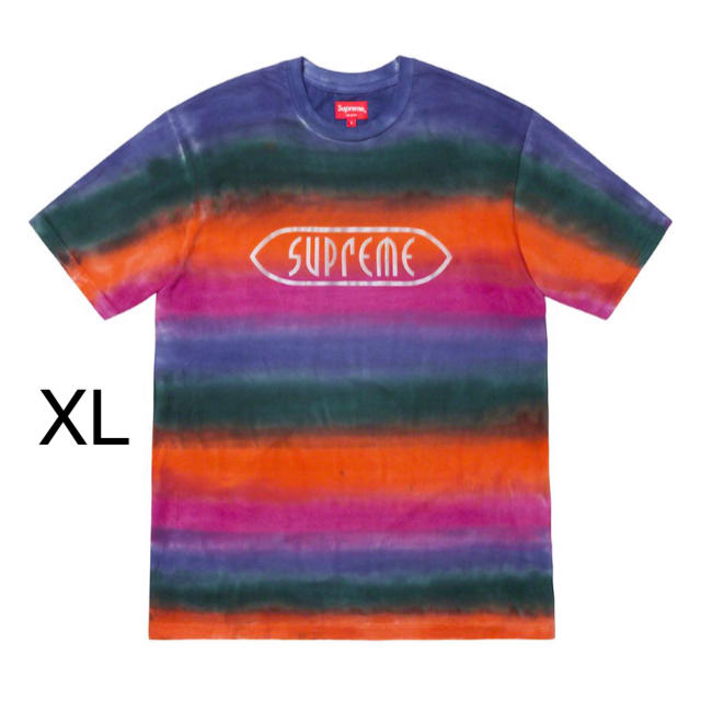 supreme Rainbow Stripe Tee XL