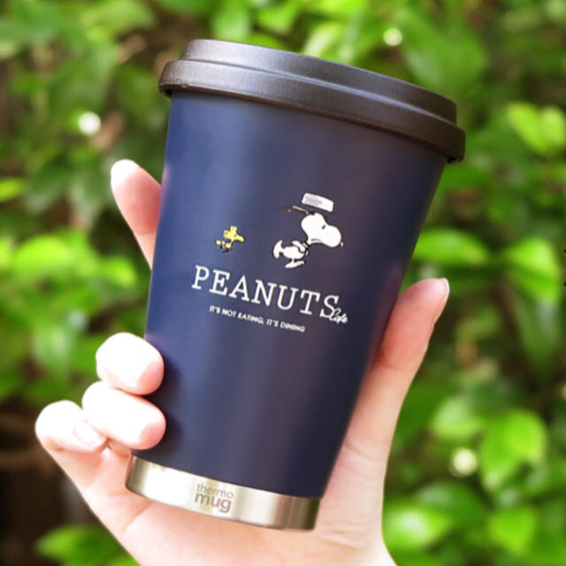 PEANUTS(ピーナッツ)のPEANUTS Cafe×thermo mug タンブラー スヌーピー インテリア/住まい/日用品のキッチン/食器(タンブラー)の商品写真