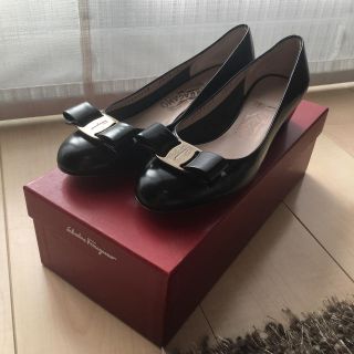 フェラガモ(Ferragamo)のお値下げ！！フェラガモパンプス黒(ハイヒール/パンプス)