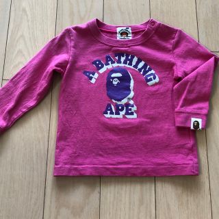 アベイシングエイプ(A BATHING APE)のBAPE キッズ 80 ロンT(Ｔシャツ)