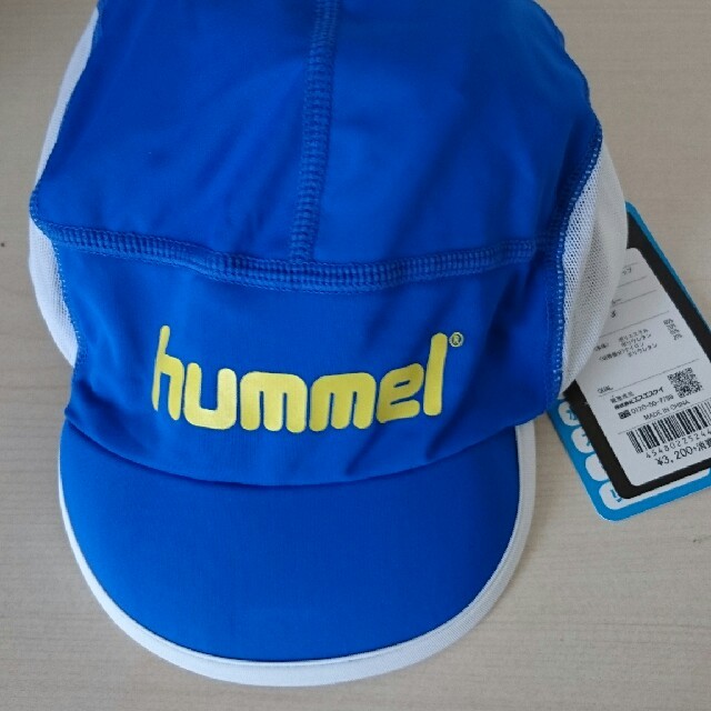 hummel(ヒュンメル)のヒュンメル 子供用サッカー フットサル 帽子 キャップ UV熱中症対策 速乾 スポーツ/アウトドアのサッカー/フットサル(ウェア)の商品写真