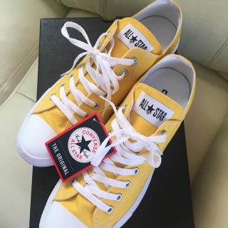 コンバース(CONVERSE)の値下げ新品  コーバース  all star ライト ox  イエロー  29㎝(スニーカー)