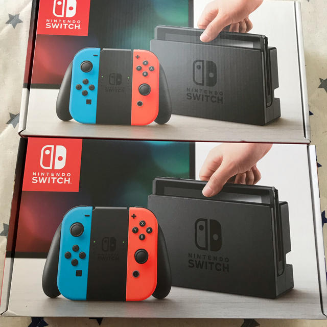 大人気新品 Nintendo Switch - 任天堂 スイッチ 新品未使用 switch 2台 ...