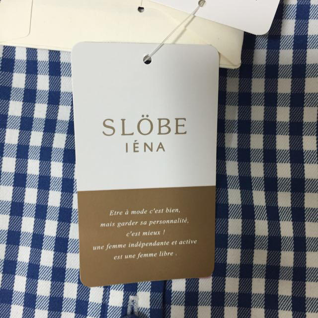 SLOBE IENA(スローブイエナ)のギンガムビスチェ レディースのトップス(その他)の商品写真