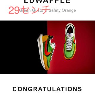 サカイ(sacai)のNike x Sacai LDWaffle 29センチ(スニーカー)