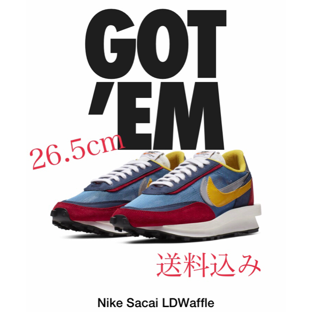 メンズ[新品未使用]NIKE × sacai LDワッフル 26.5cm