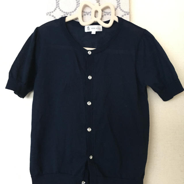 Rope' Picnic(ロペピクニック)のロペピクニック 半袖カーディガン130 キッズ/ベビー/マタニティのキッズ服女の子用(90cm~)(カーディガン)の商品写真