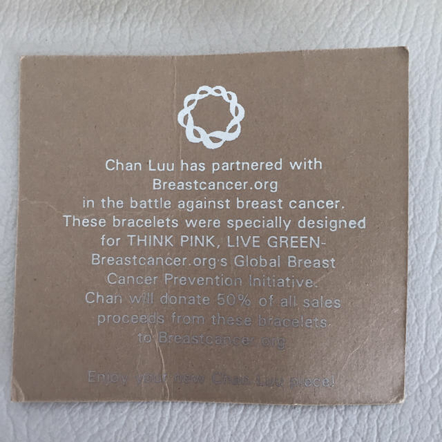 CHAN LUU(チャンルー)のチャンルー ブレスレッド メンズのアクセサリー(ブレスレット)の商品写真