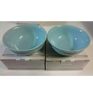 ルクルーゼ(LE CREUSET)のル・クルーゼ ミニボウル ２個セット ブルー(食器)