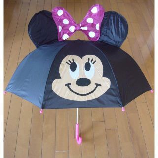 ●子供用傘・雨の日が楽しくなりそう・Minnie Mouse・新品・未使用品●(傘)