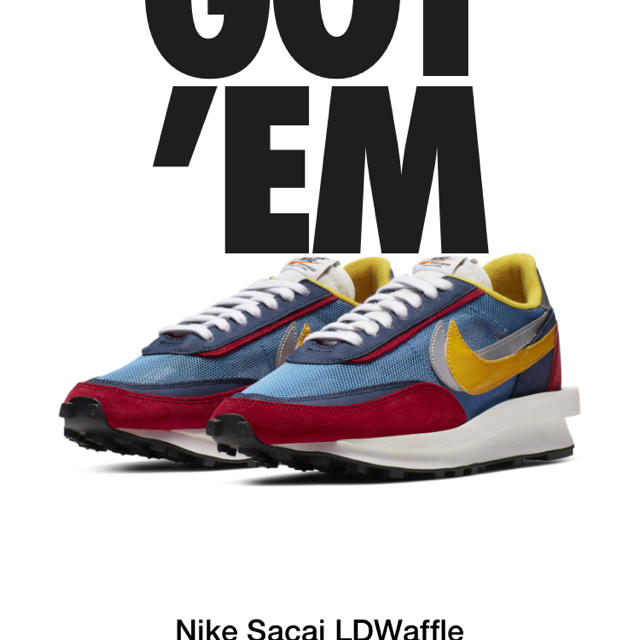 スニーカーSacai x Nike LD Waffl