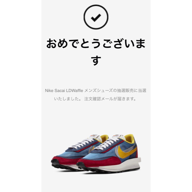 Nike sacai 29 nike sacai ldwaffle 29靴/シューズ