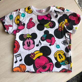 ミニーマウス(ミニーマウス)の子供服 Tシャツ 80  ミニーちゃん(Ｔシャツ)