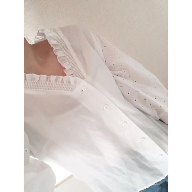 Lochie(ロキエ)のcotton blouse レディースのトップス(シャツ/ブラウス(長袖/七分))の商品写真