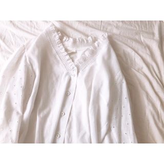 ロキエ(Lochie)のcotton blouse(シャツ/ブラウス(長袖/七分))